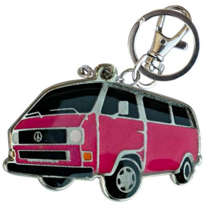 Retro kulcstart, Volkswagen VW Transporter T3, pink, rzsaszn HUN