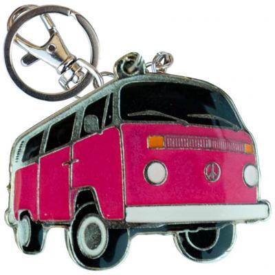 Retro kulcstart, Volkswagen VW Transporter T2, pink, rzsaszn HUN