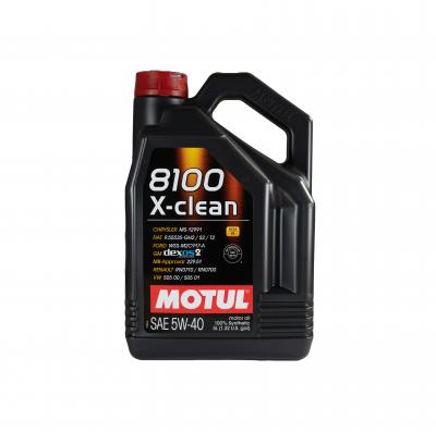 Motul 8100 X-clean 5W-40 motorolaj, 5lit. 102051