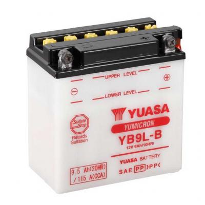 Yuasa Yumicron YB9L-B motorkerkpr akkumultor, 12V 9,5Ah 115A J+